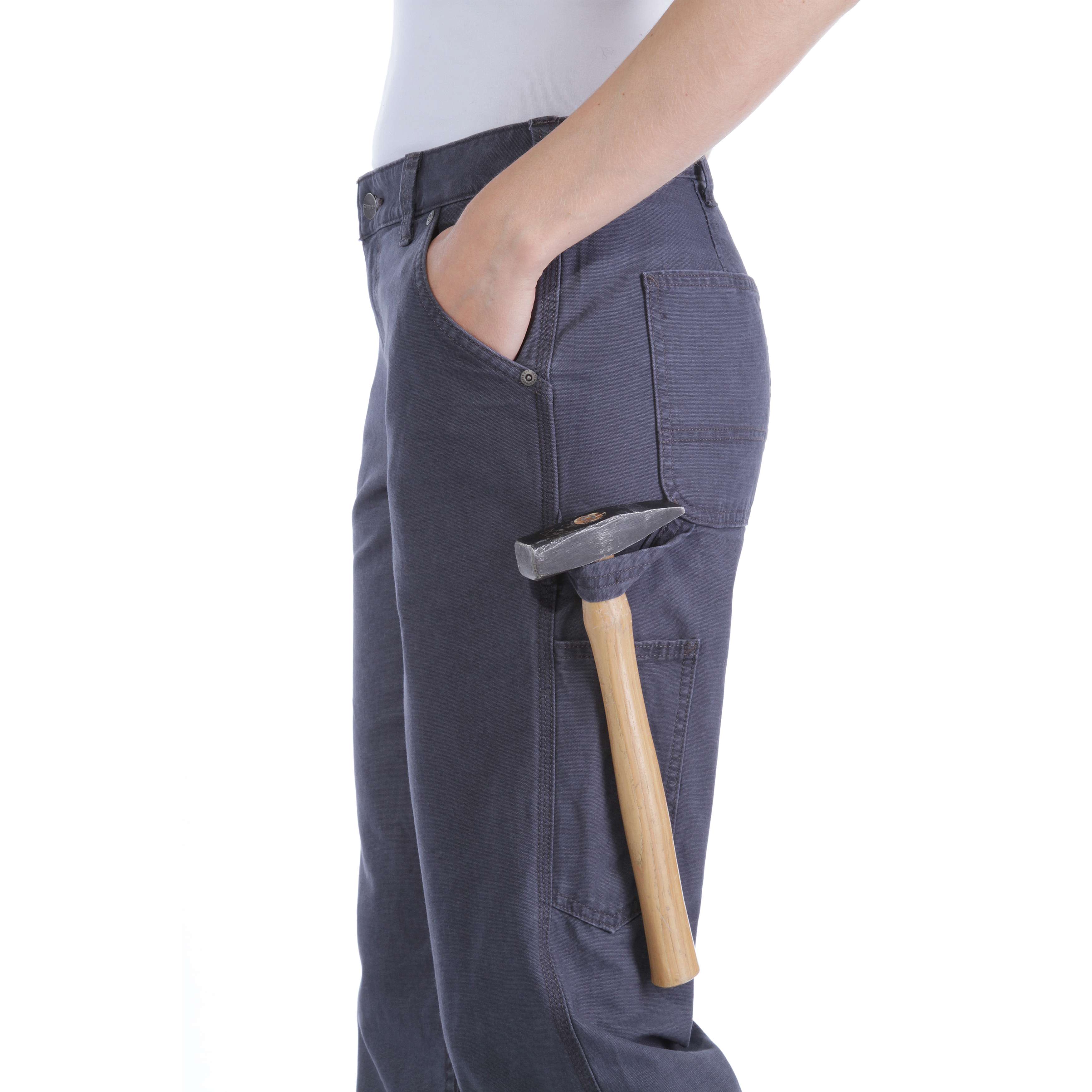 Women's Rugged Flex® Loose Fit Canvas Work Pant - Image 5