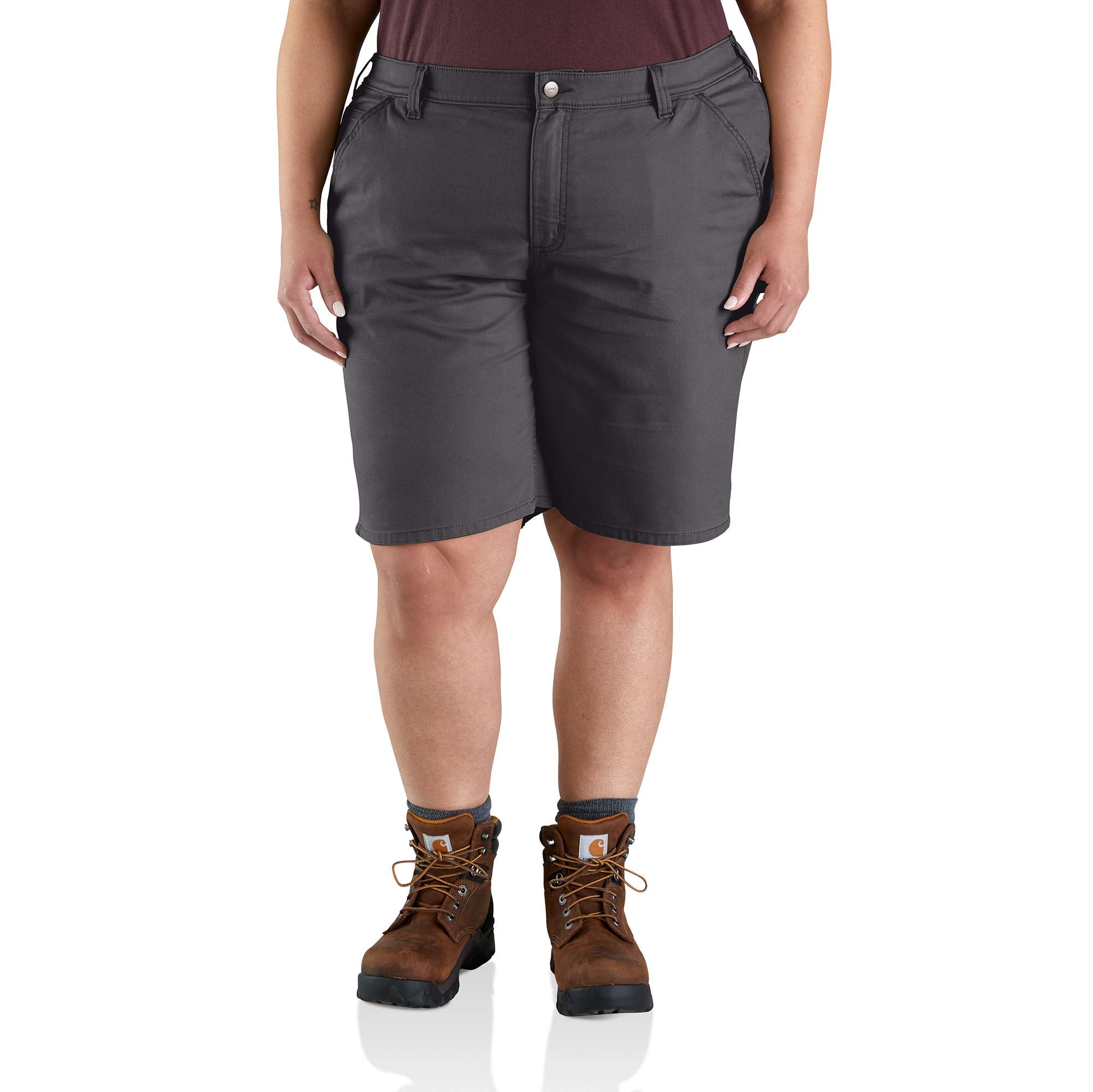Women's Rugged Flex® Loose Fit Canvas Work Short - Image 2