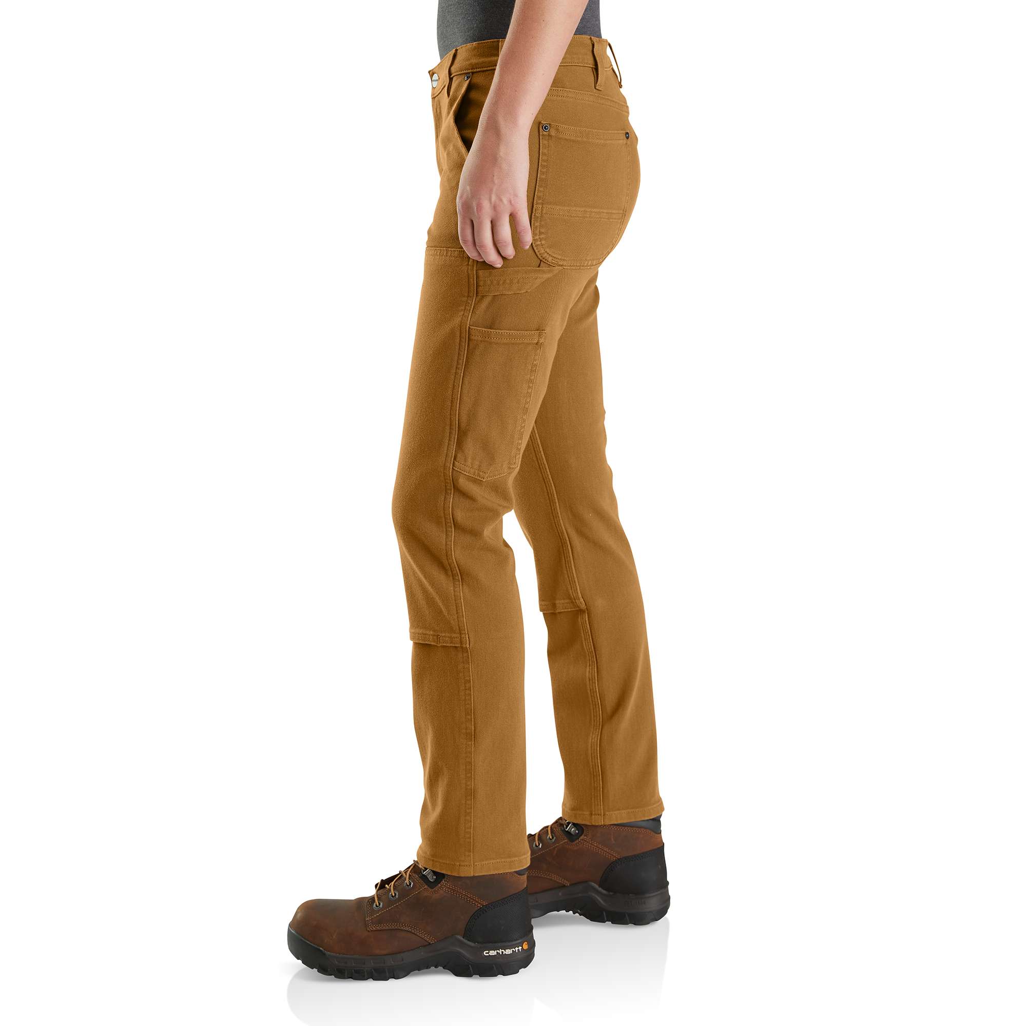 Women’s Rugged Flex® Relaxed Fit Twill Double-Front Work Pants - Image 3