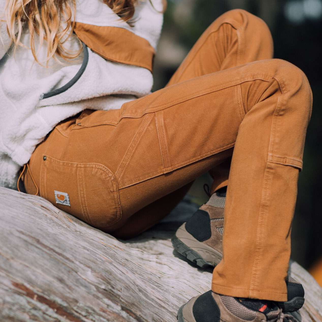 Women’s Rugged Flex® Relaxed Fit Twill Double-Front Work Pants - Image 5